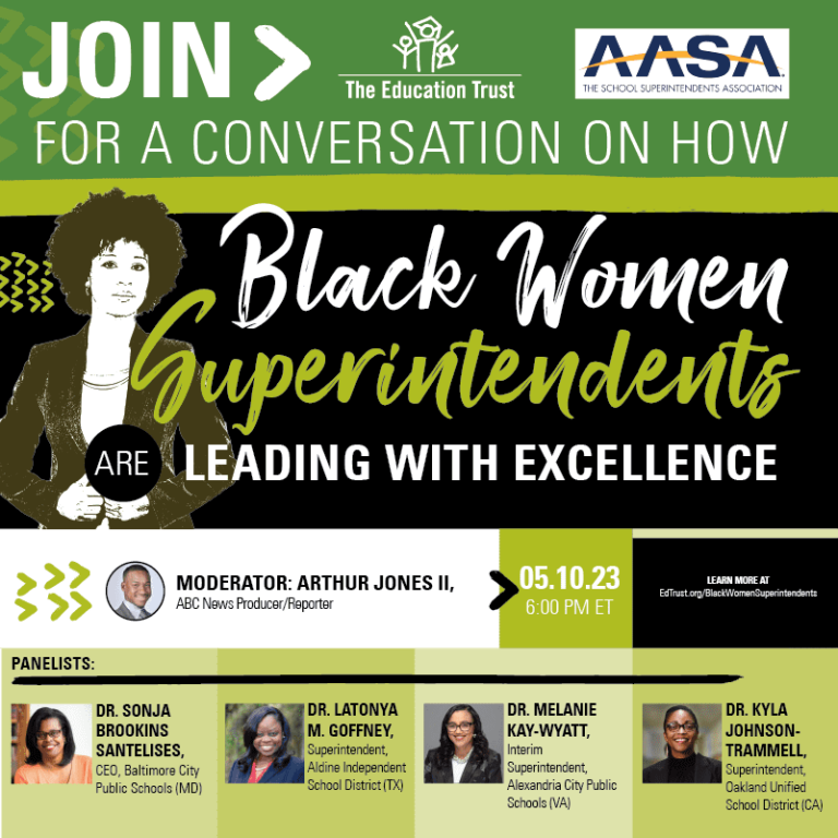 Black Women Superintendents Leading With Excellence - The Education Trust