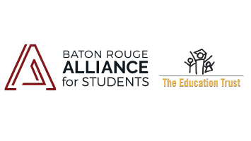 Baton Rouge Alliance for Students and Ed trust logos
