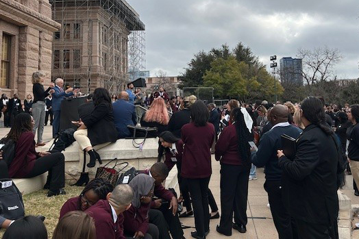 A crowd at Community College Day at the Texas Capitol