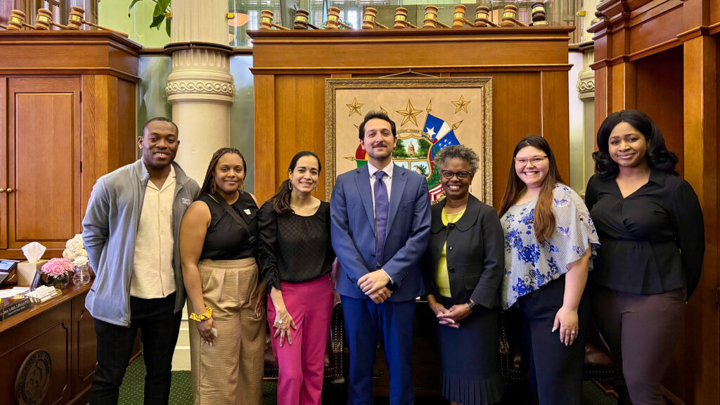 Chronic Absenteeism Working Group with Sen. Zaffrini Legislative Aide, William Montemayor