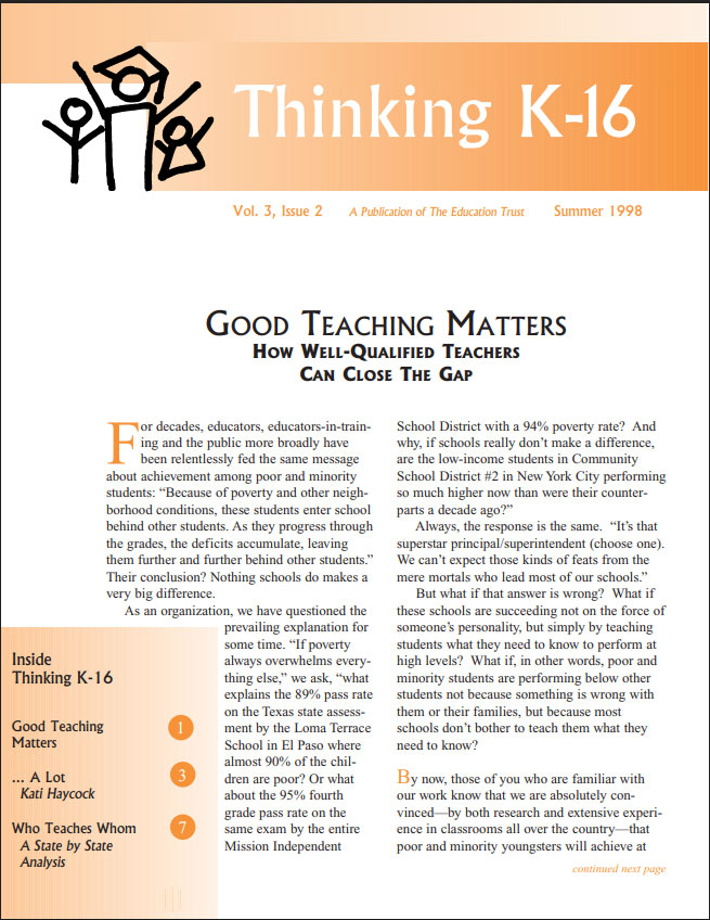 Cover of the report Good Teaching Matters