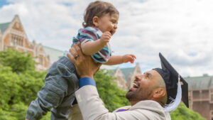 A Student-Parent’s Long Drive Home, to be a Determined College Student and a Father