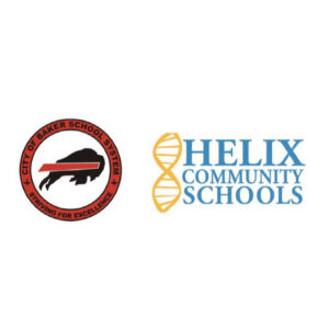 Baker School System and Helix Community Schools Logo
